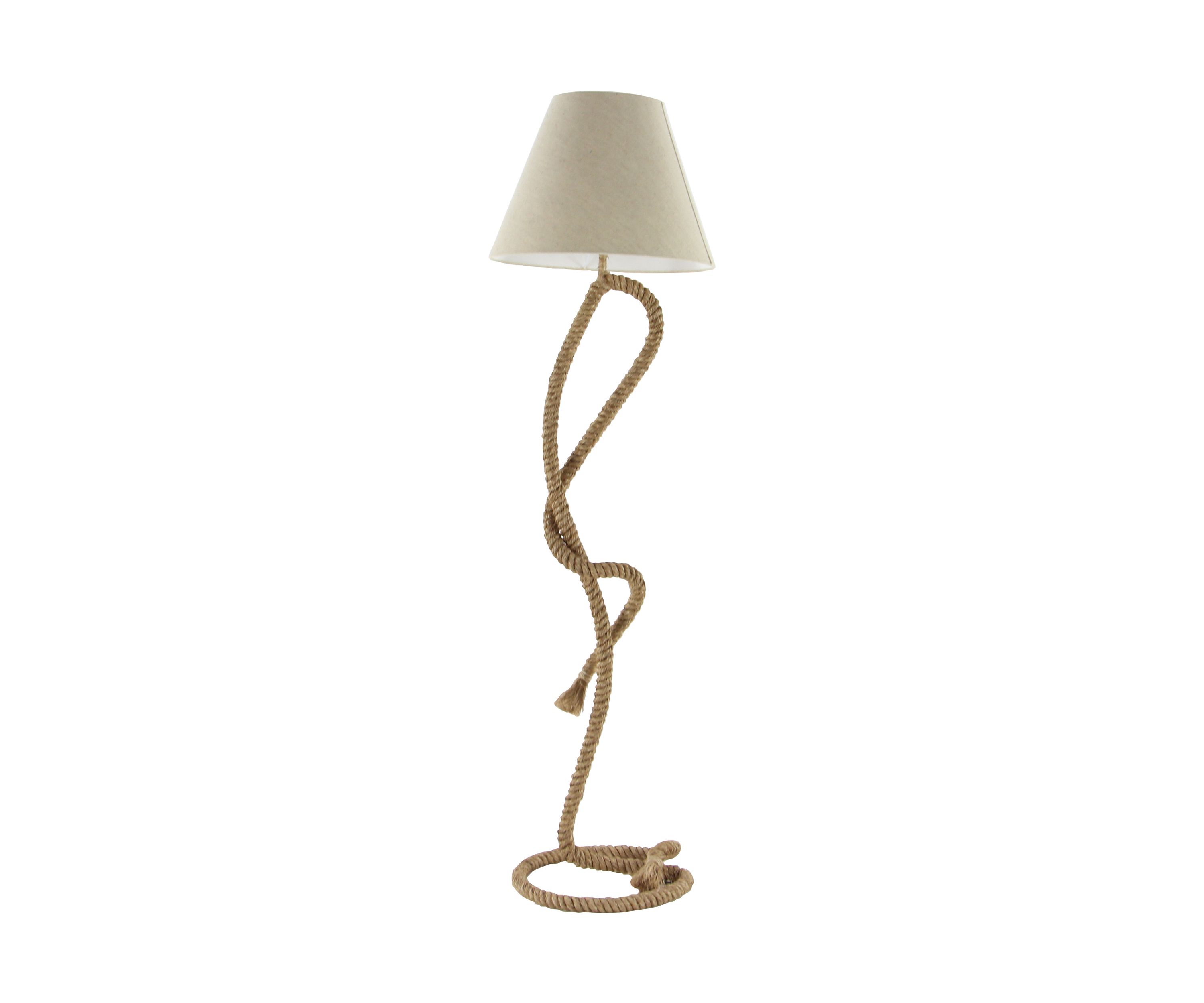 Rustic Jute Rope Floor Lamp