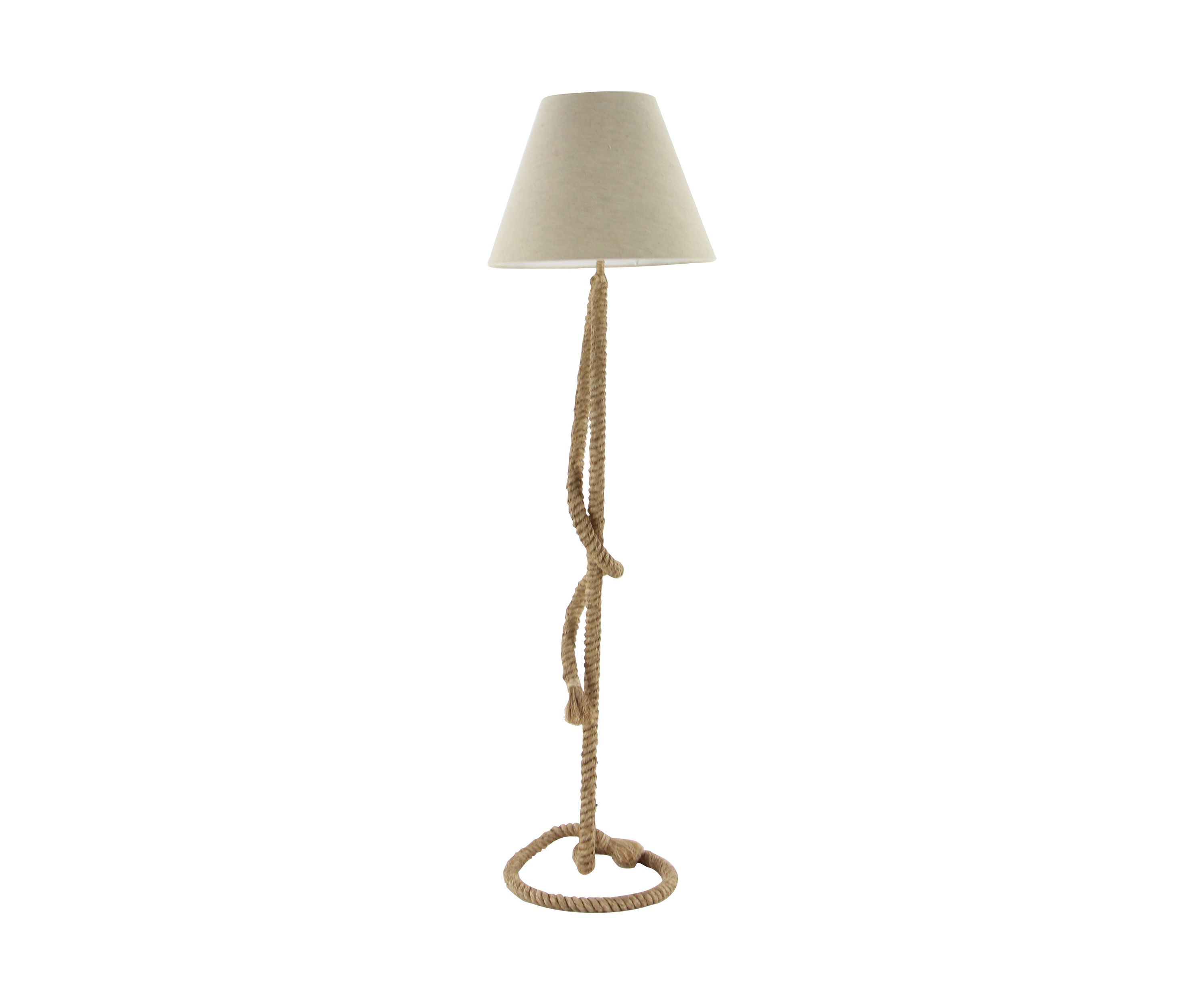 Rustic Jute Rope Floor Lamp