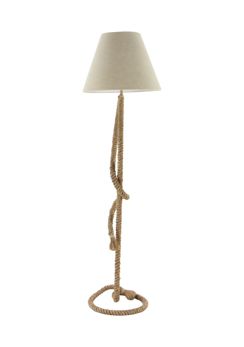 Rustic Jute Rope Floor Lamp