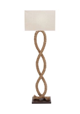 Rustic Jute Rope Floor Lamp