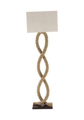 Rustic Jute Rope Floor Lamp