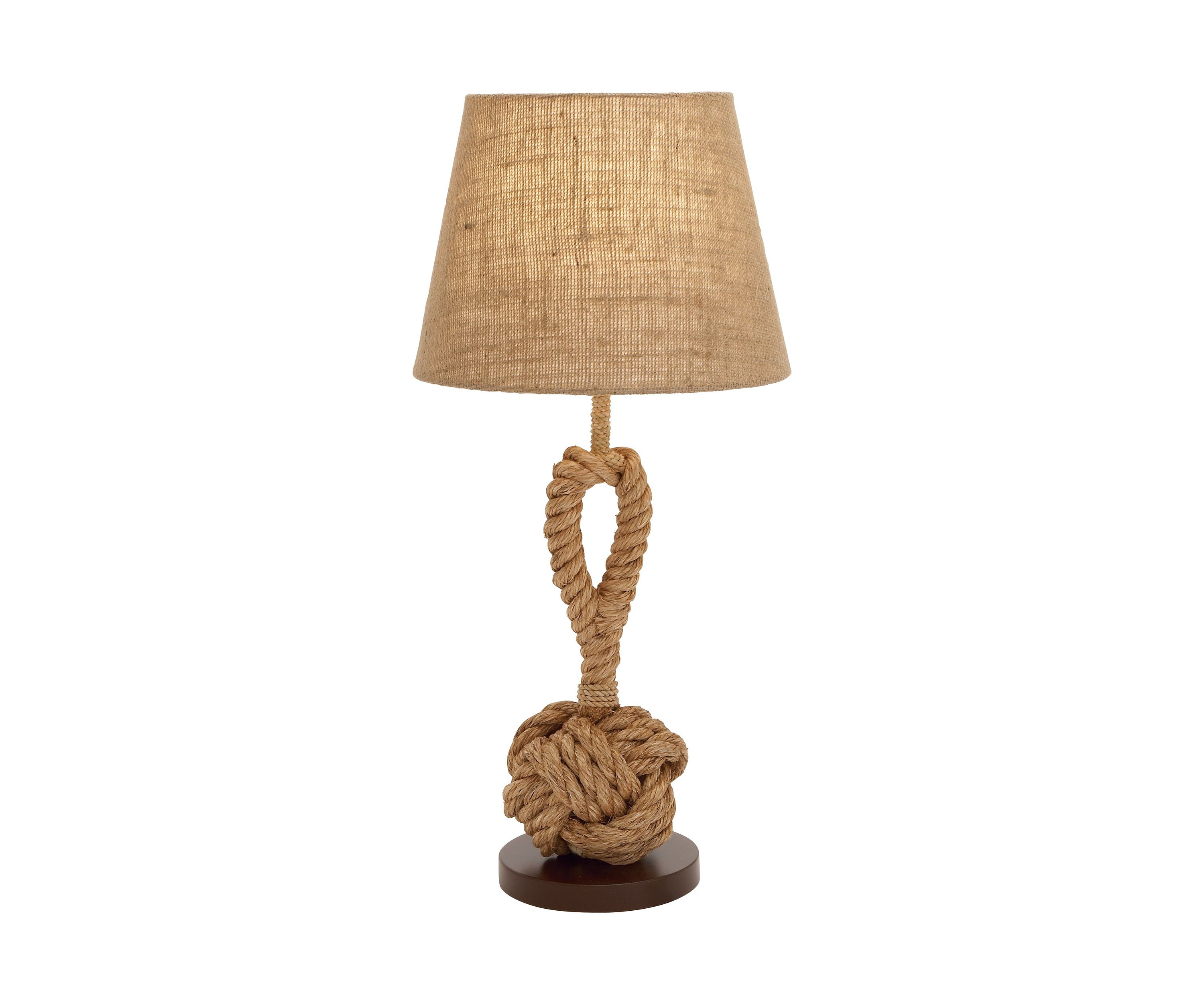 Rustic Jute Rope Table Lamp