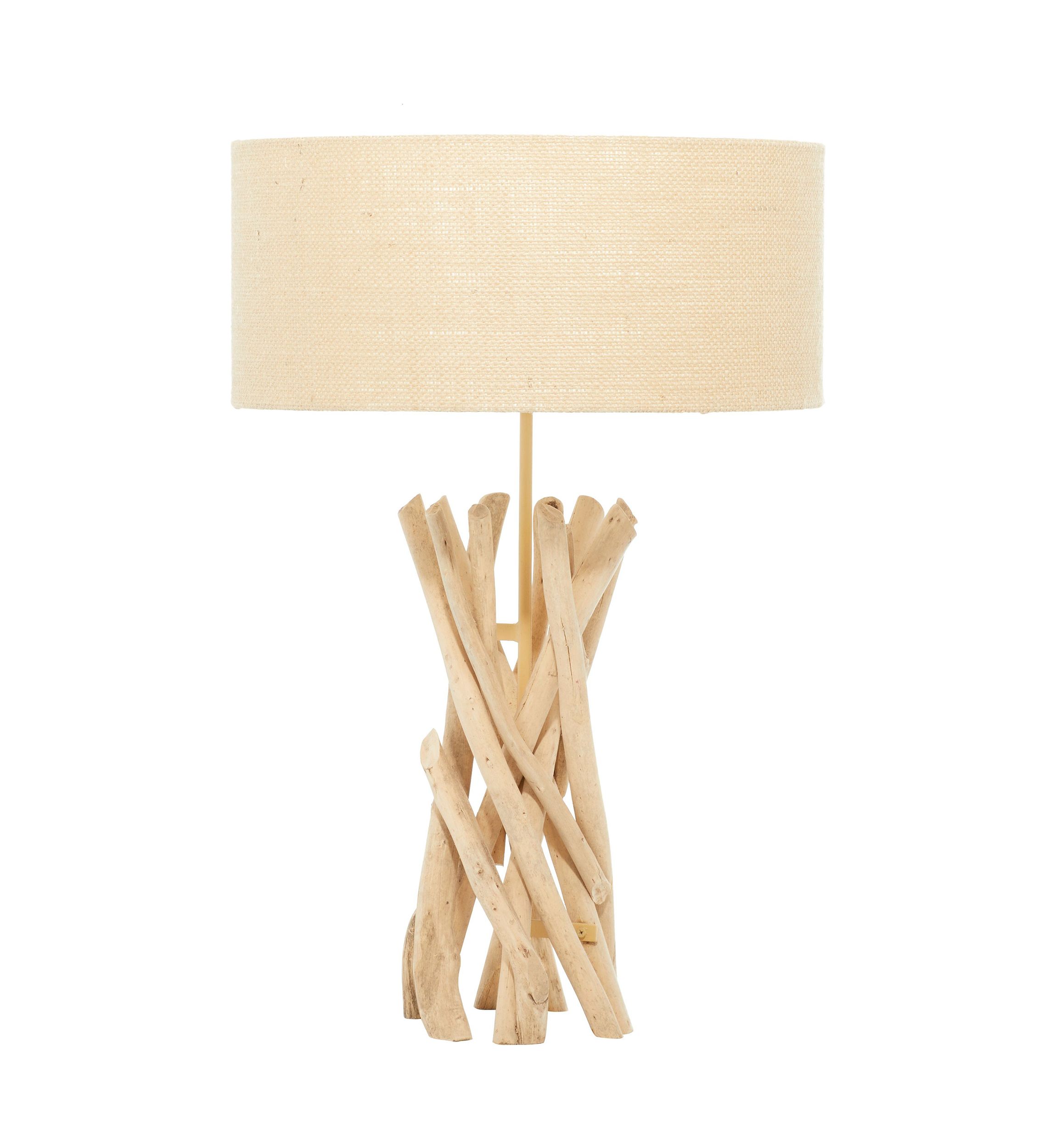 Rustic Driftwood Table Lamp