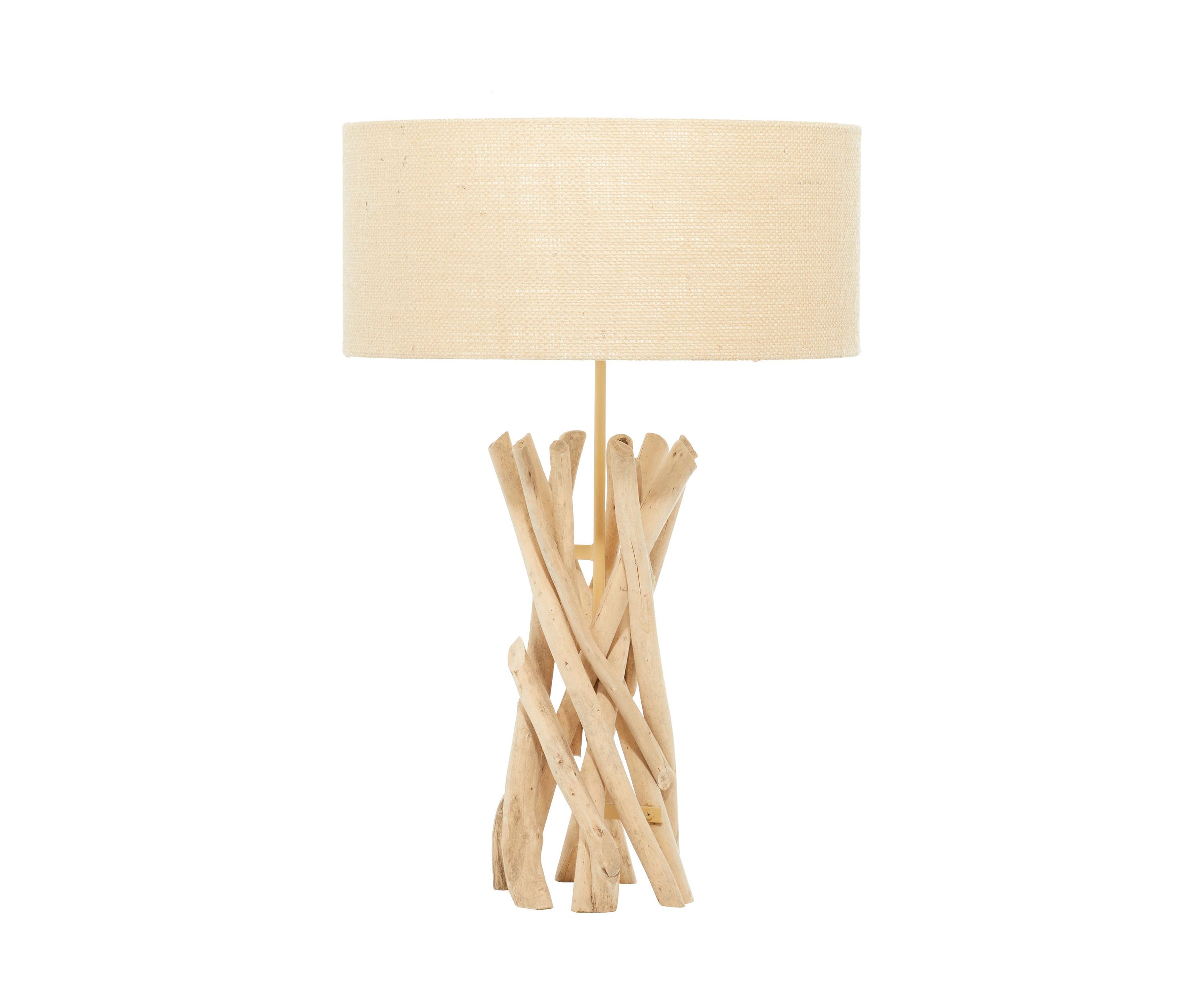 Rustic Driftwood Table Lamp