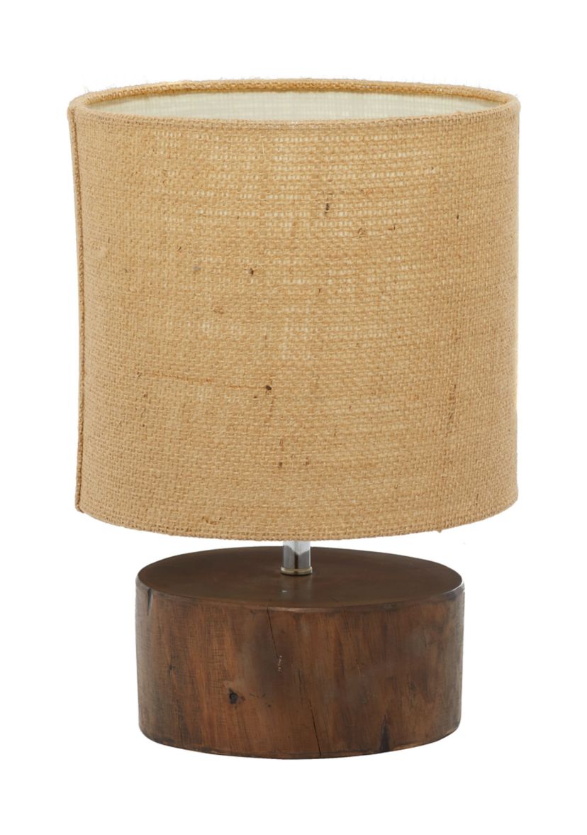Rustic Wood Table Lamp