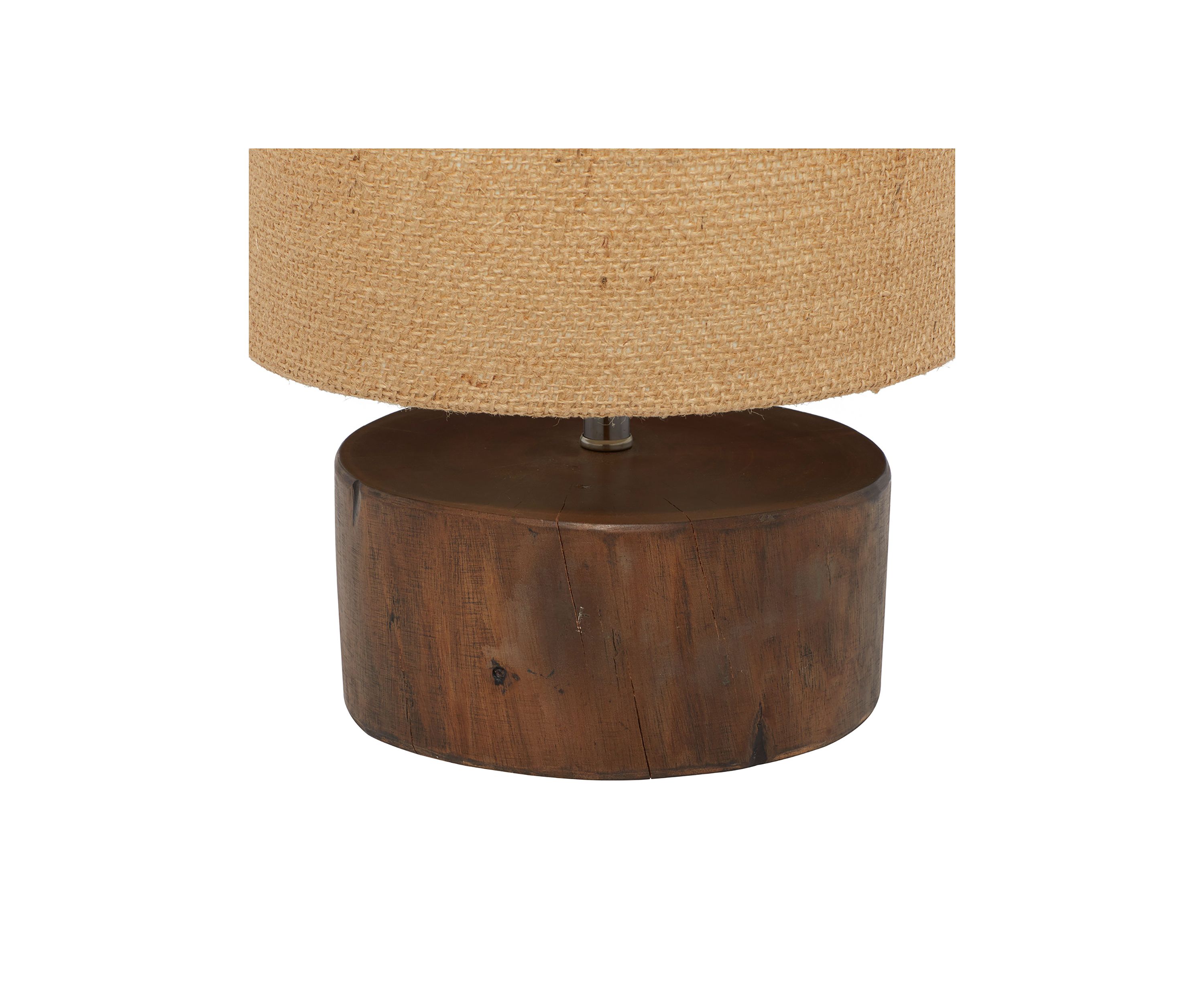 Rustic Wood Table Lamp