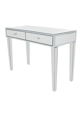 Glam Wood Console Table