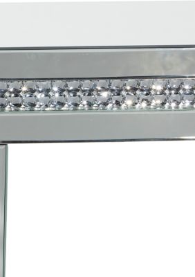 Glam Glass Console Table