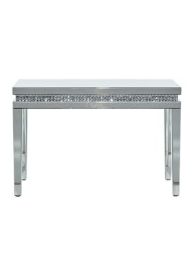 Glam Glass Console Table