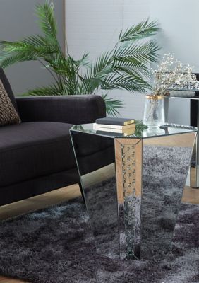 Glam Glass Accent Table