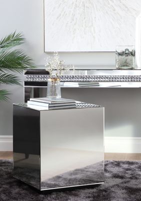 Glam Glass Accent Table