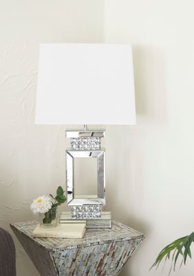 Glam Wooden Table Lamp