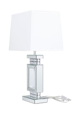 Glam Wooden Table Lamp