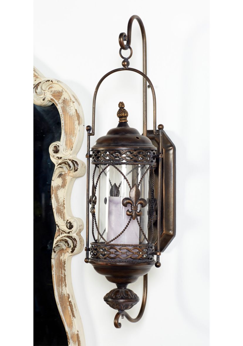 Traditional Glass Wall Sconce
