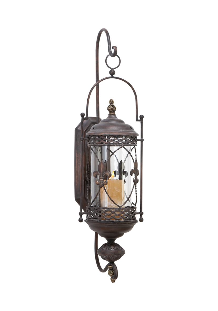 Traditional Glass Wall Sconce