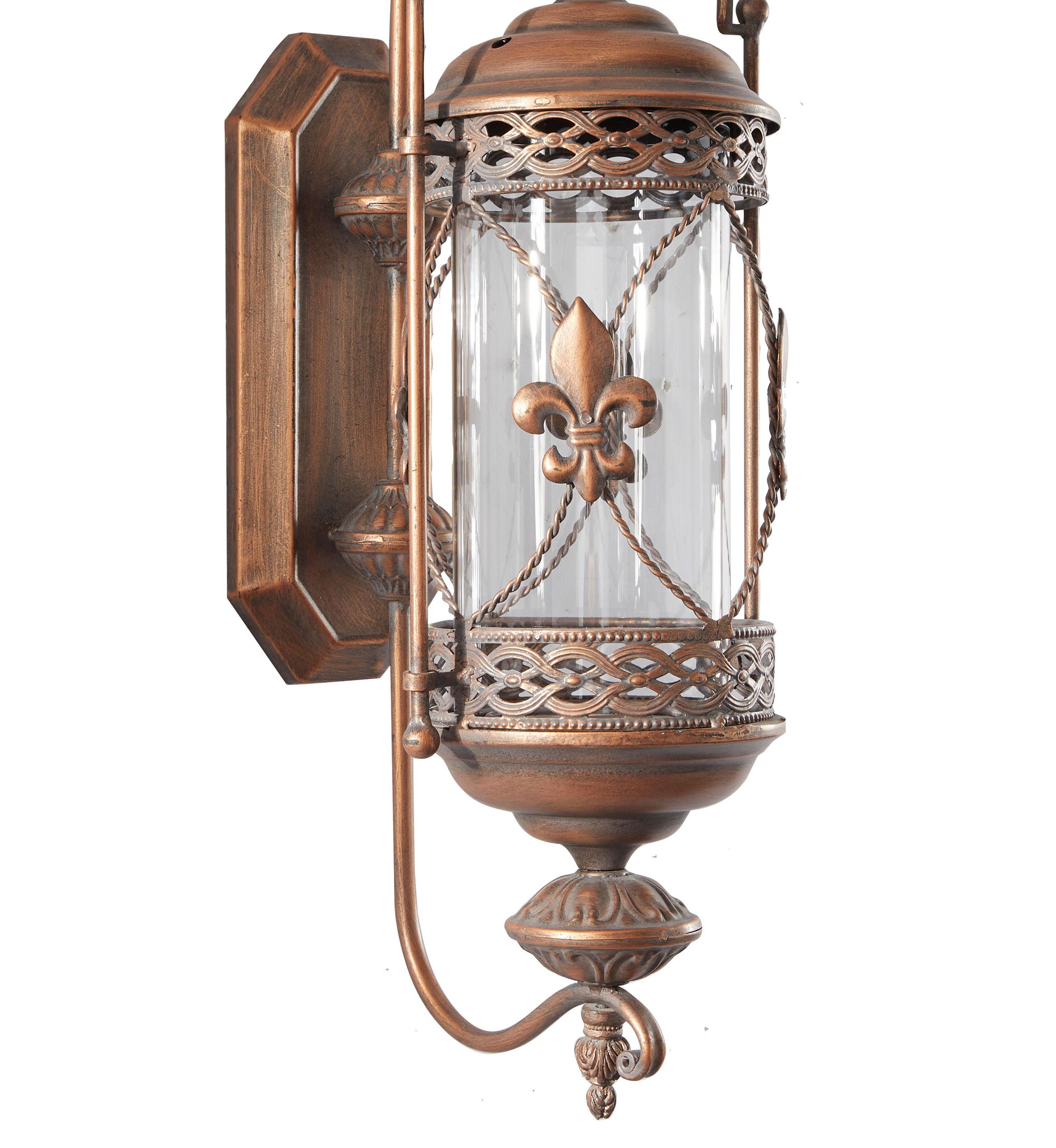 Traditional Glass Wall Sconce