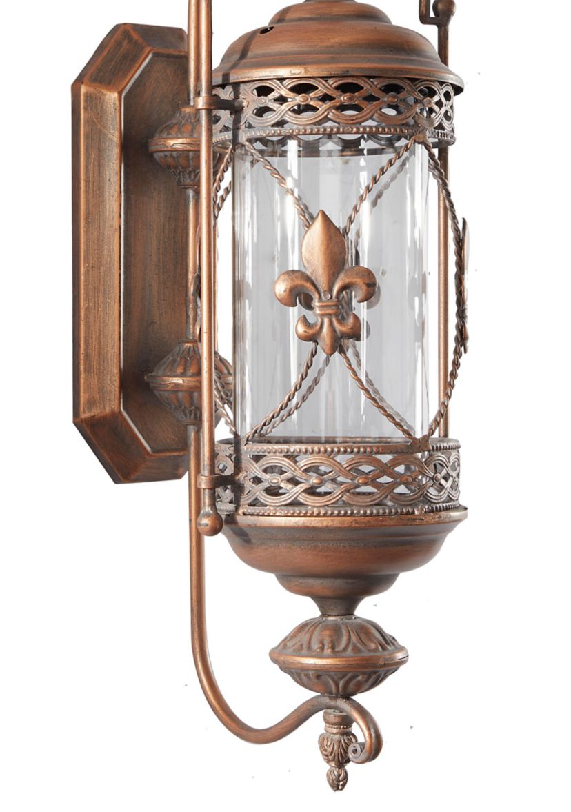 Traditional Glass Wall Sconce