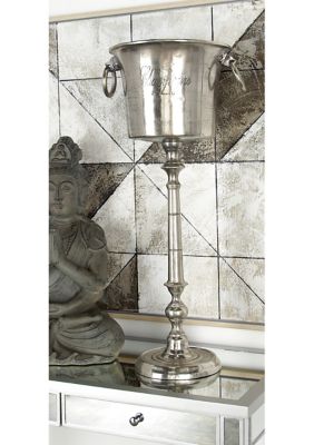 Traditional Aluminum Metal Ice Bucket