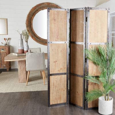 Farmhouse Wood Room Divider Screen