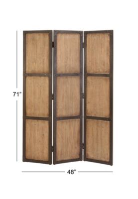 Farmhouse Wood Room Divider Screen