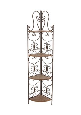 Farmhouse Metal Bakers Rack