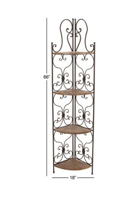 Farmhouse Metal Bakers Rack