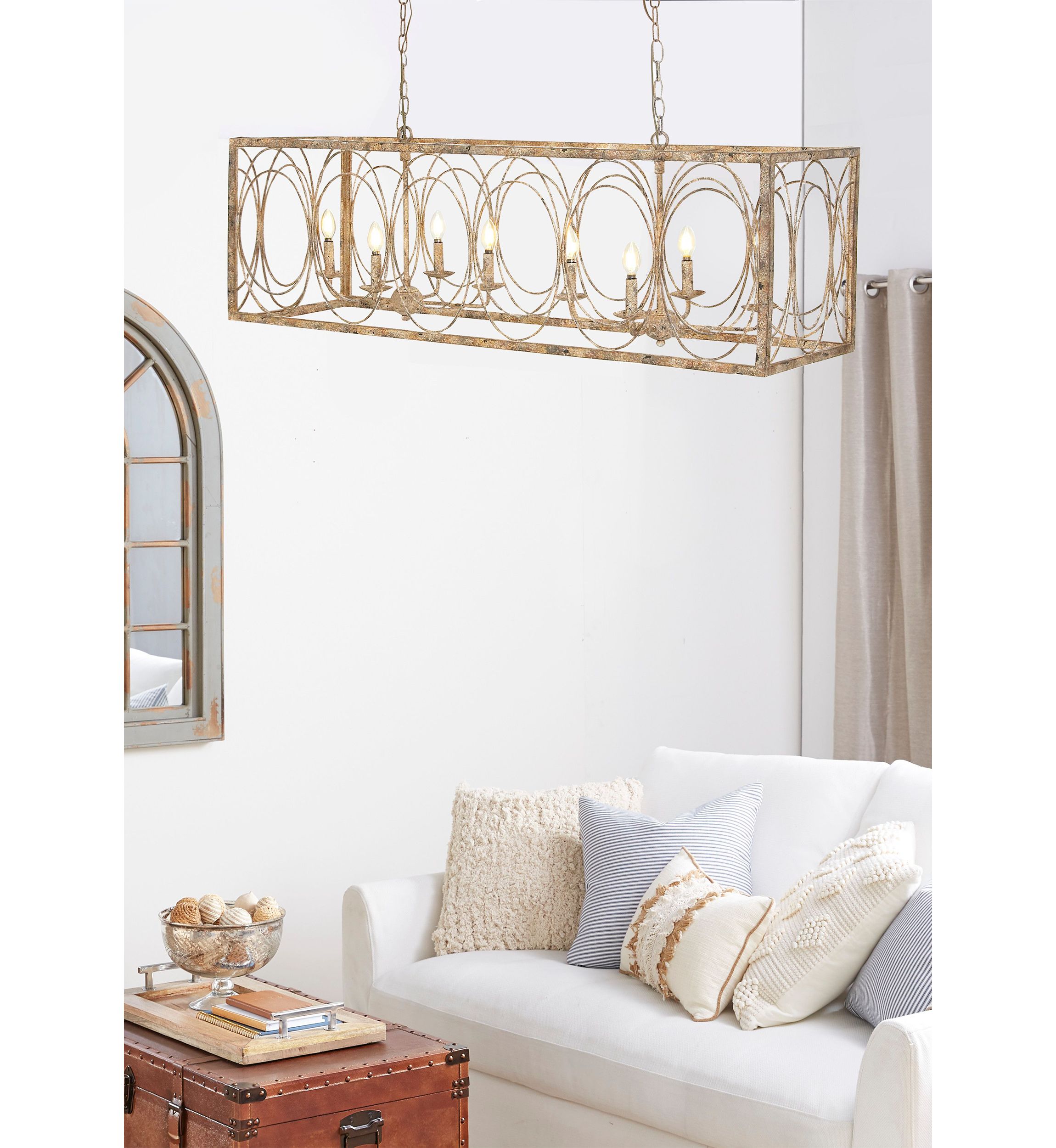 Vintage Metal Chandelier
