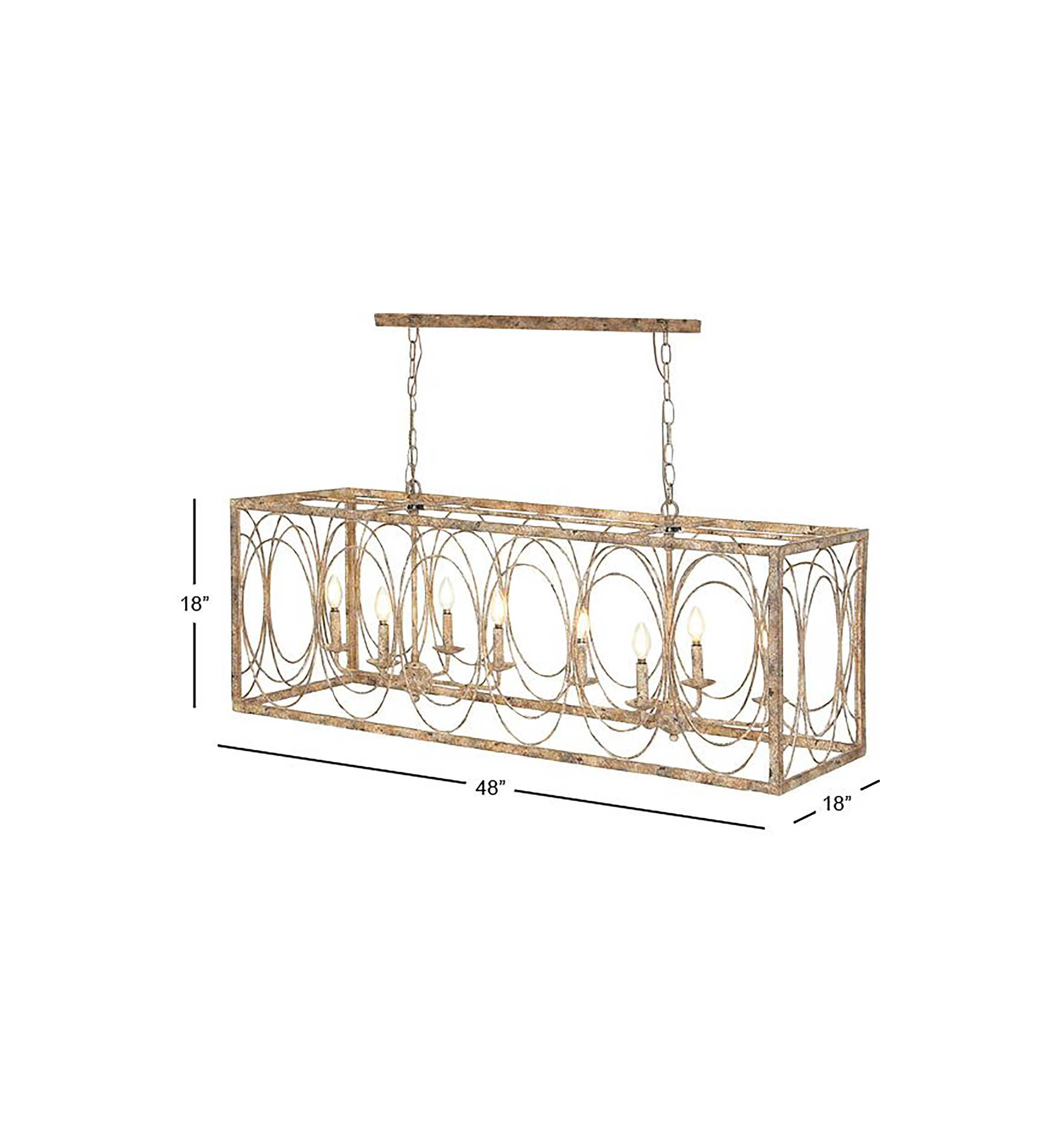 Vintage Metal Chandelier