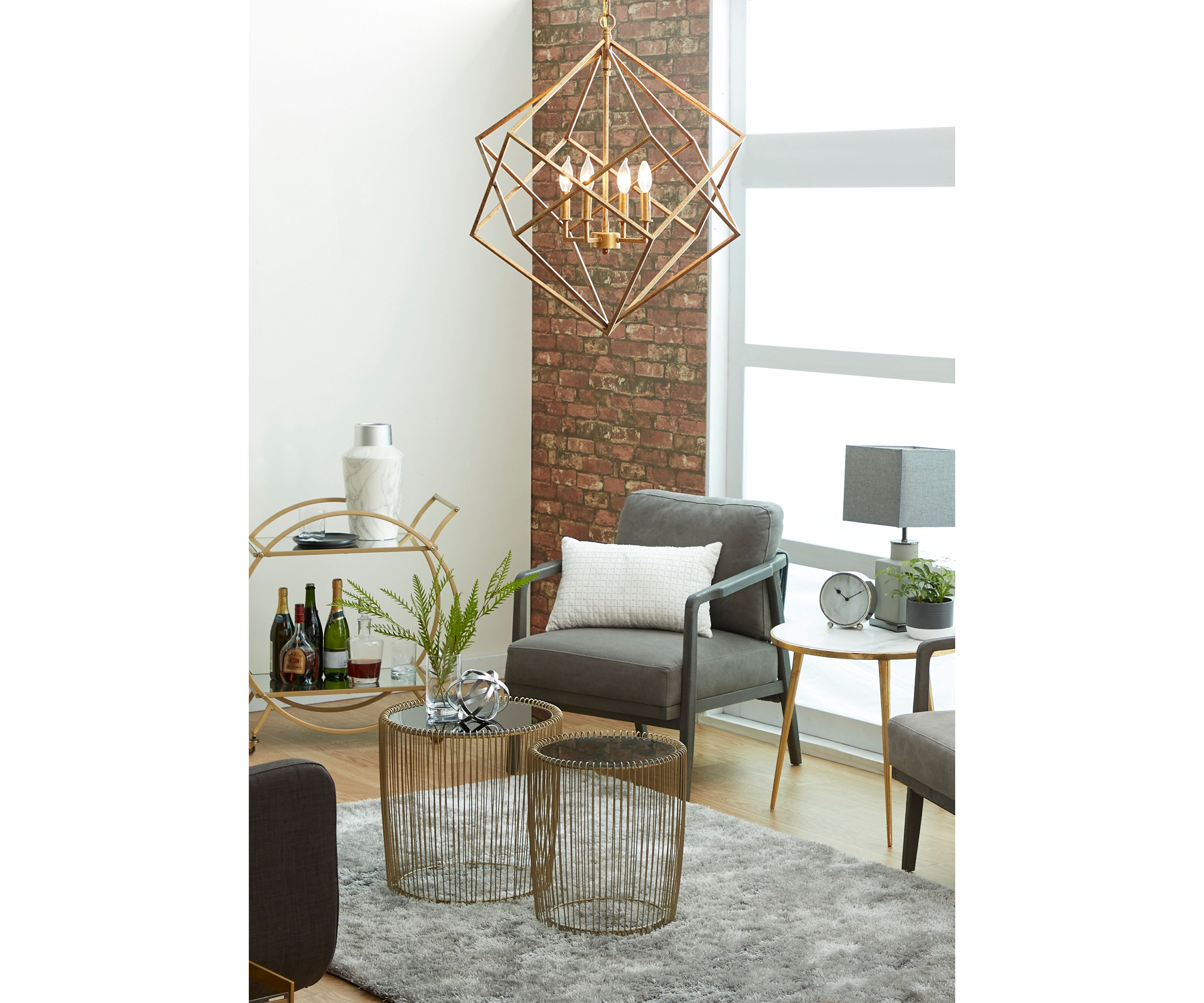 Modern Metal Chandelier