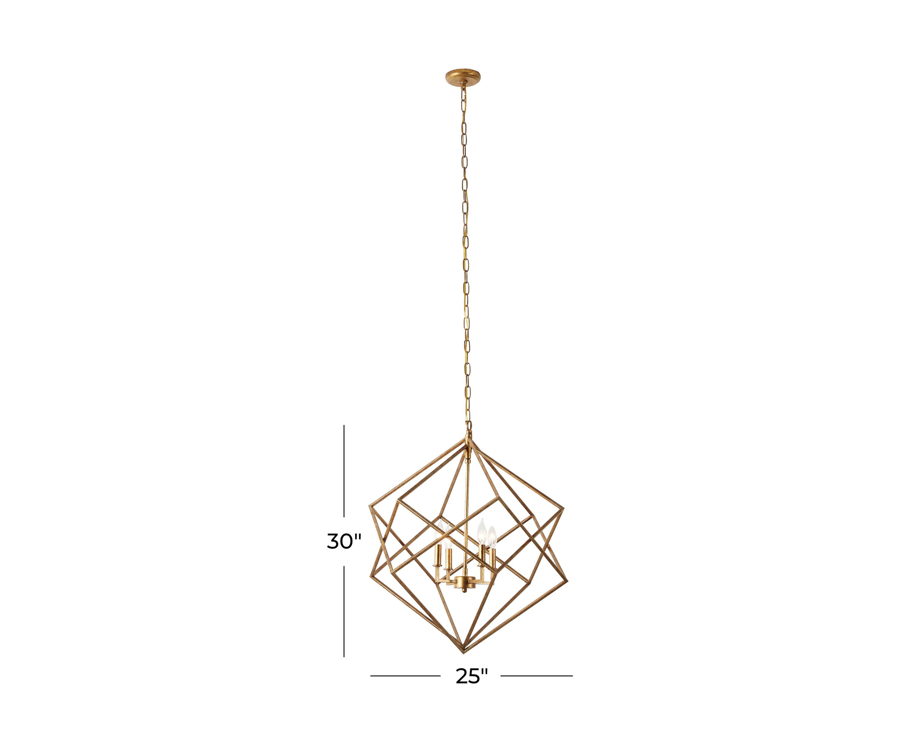 Modern Metal Chandelier