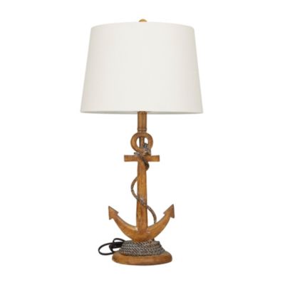 Nautical Polystone Table Lamp - Set of 2