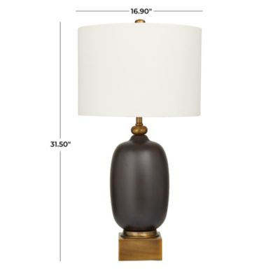 Modern Glass Table Lamp - Set of 2