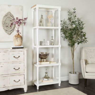 Farmhouse Wood Shelving Unit