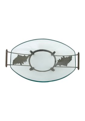 Traditional Tempered Glass Serving Bowl