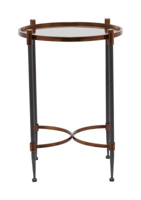 Traditional Metal Accent Table