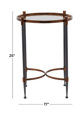 Traditional Metal Accent Table