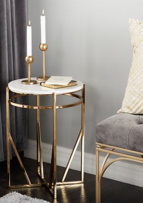 Contemporary Metal Accent Table