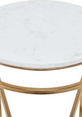 Contemporary Metal Accent Table