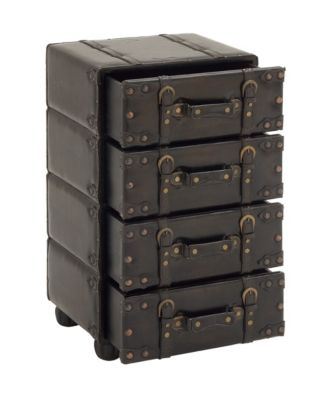 Traditional Faux Leather Chest