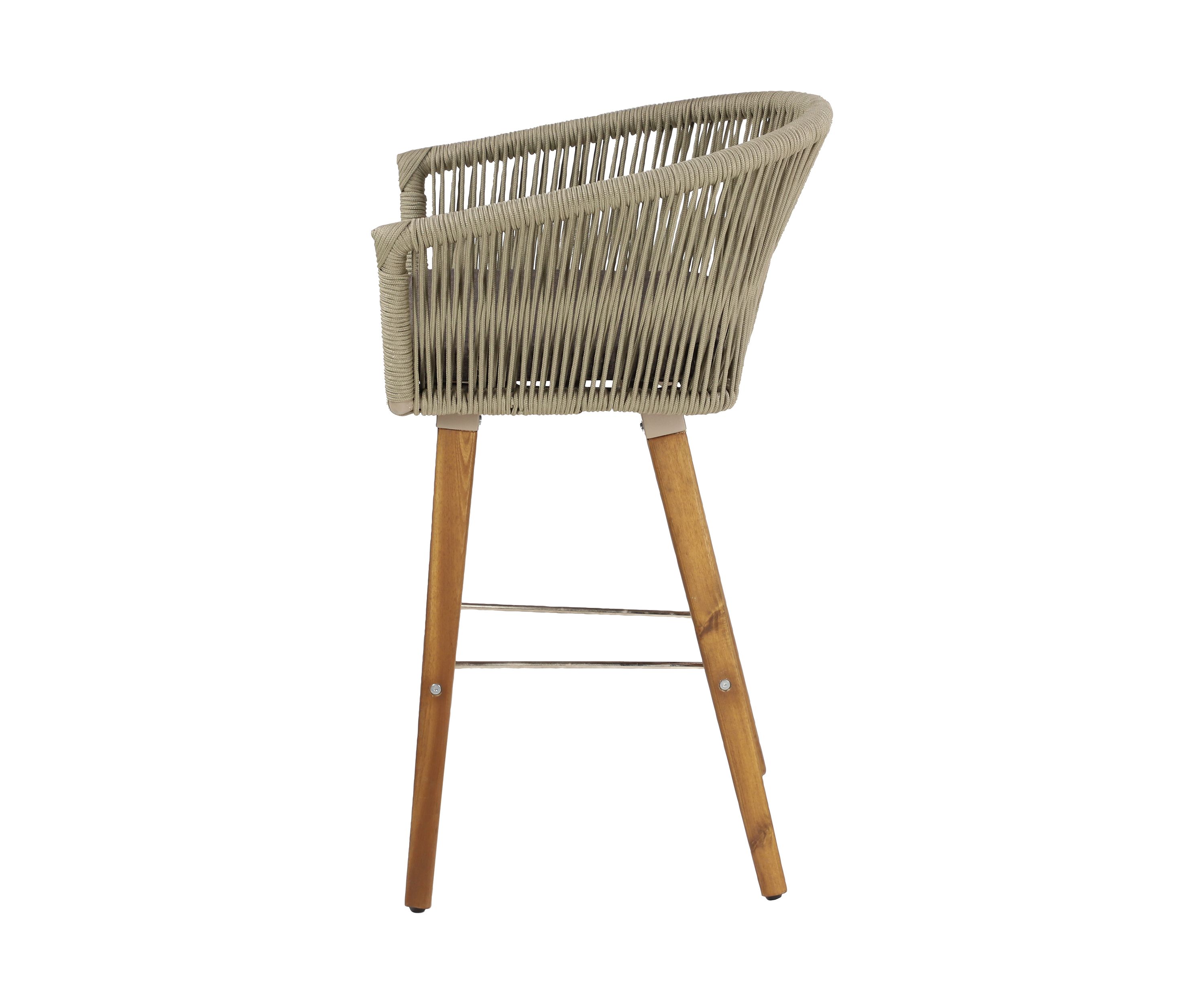 Modern Fabric Bar Stool