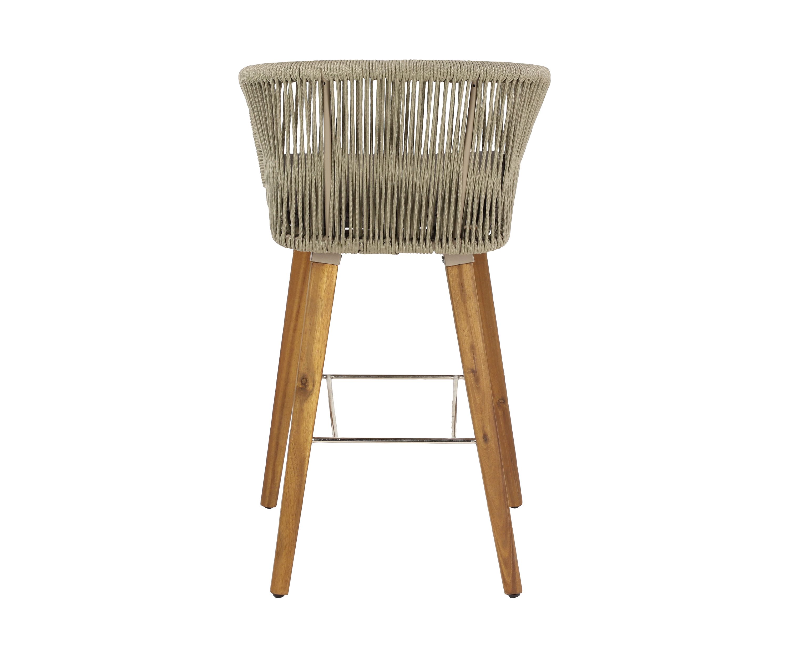 Modern Fabric Bar Stool