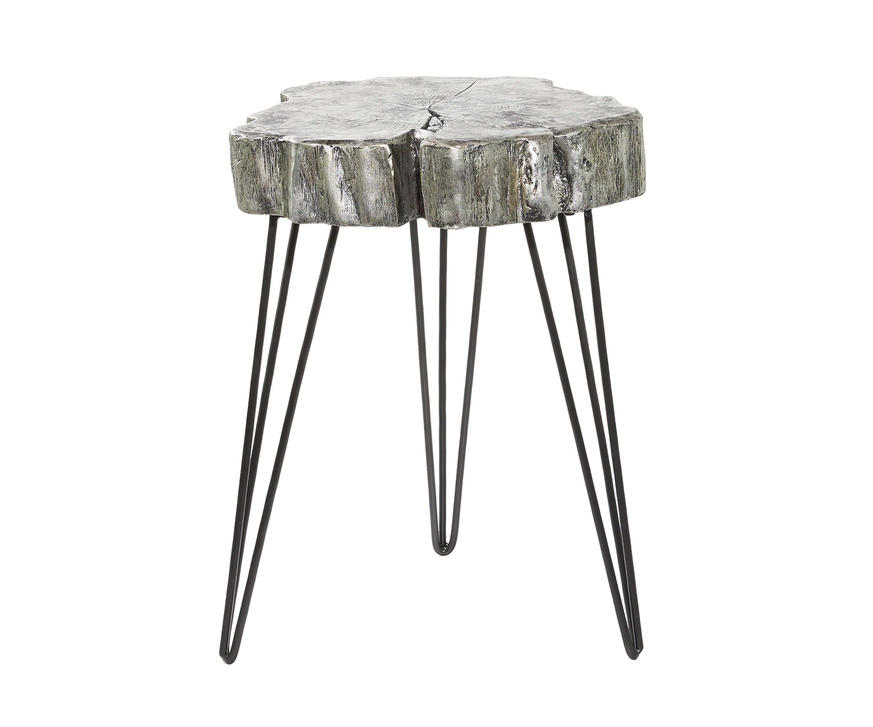 Modern Polystone Accent Table
