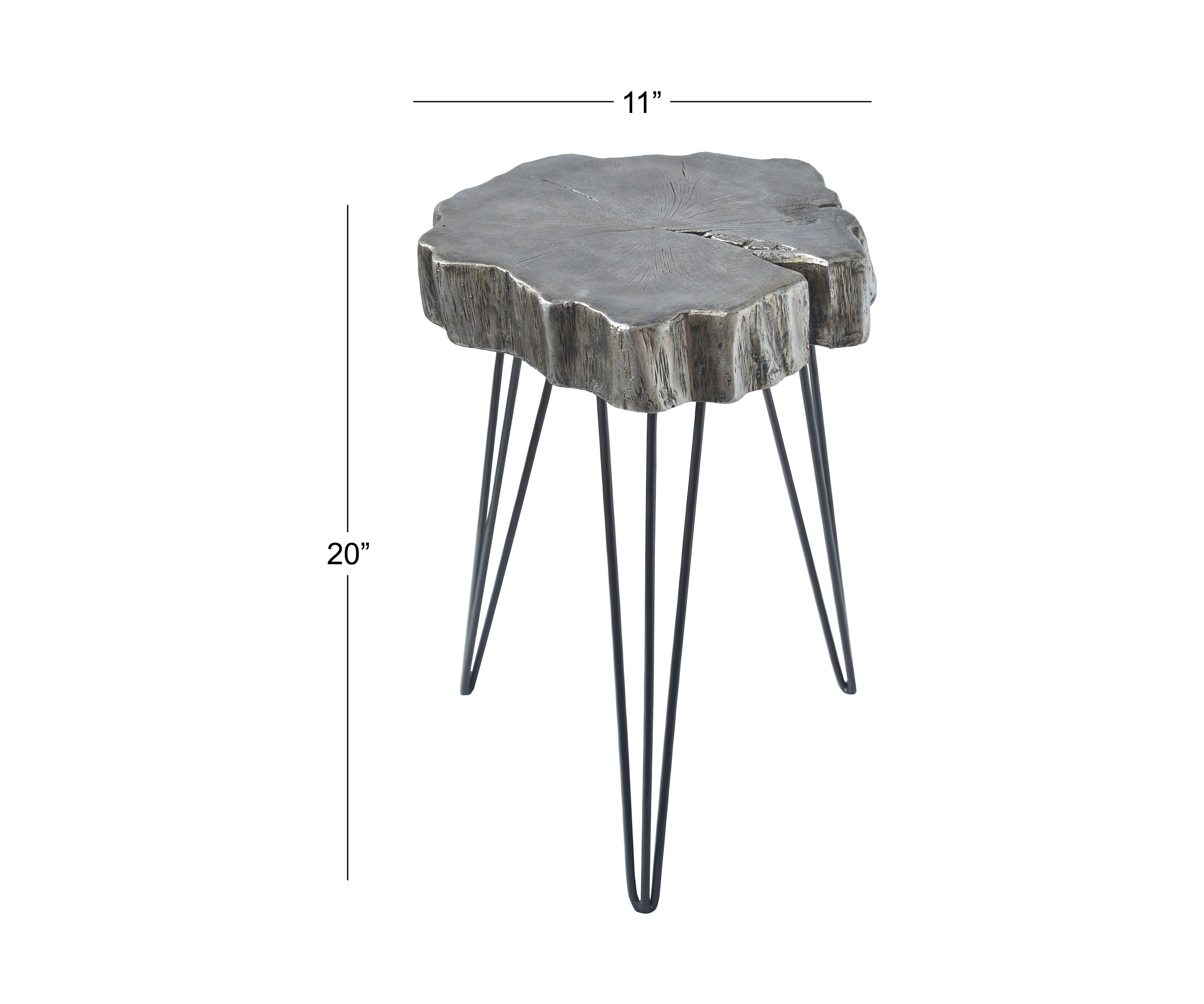 Modern Polystone Accent Table