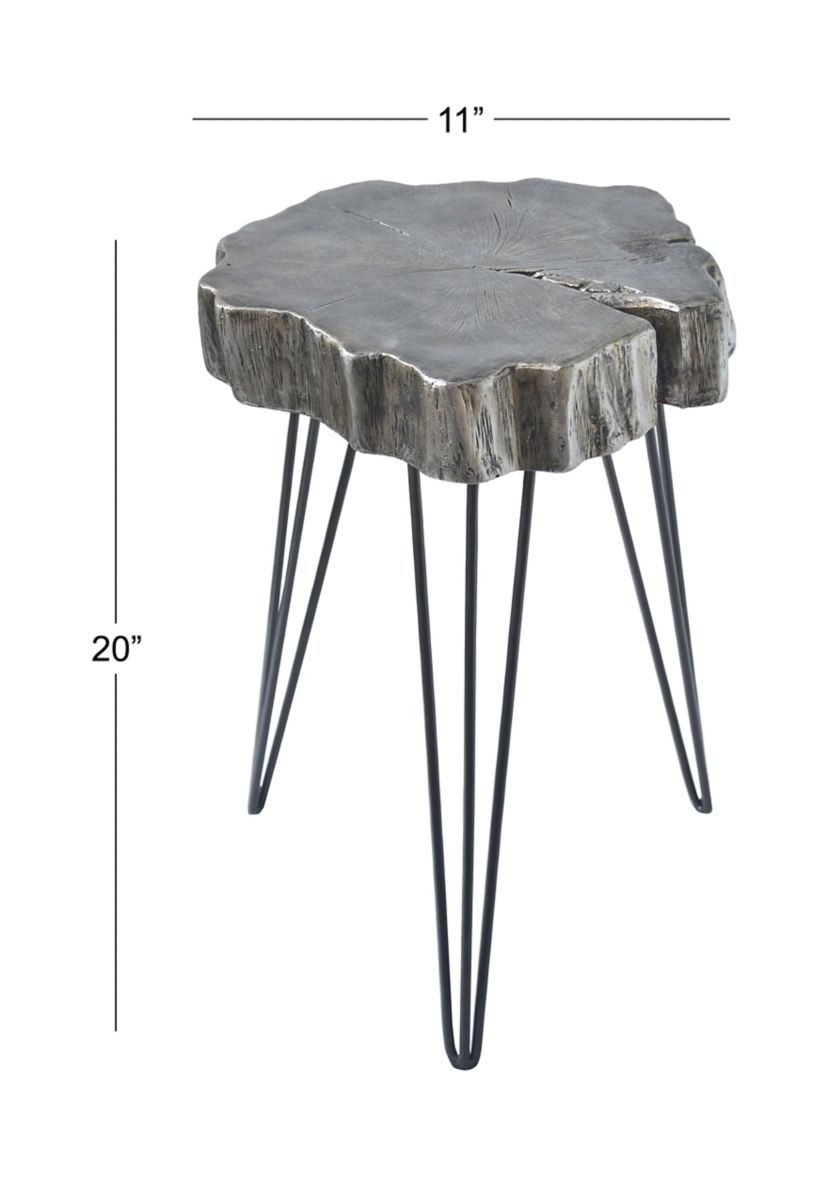 Modern Polystone Accent Table