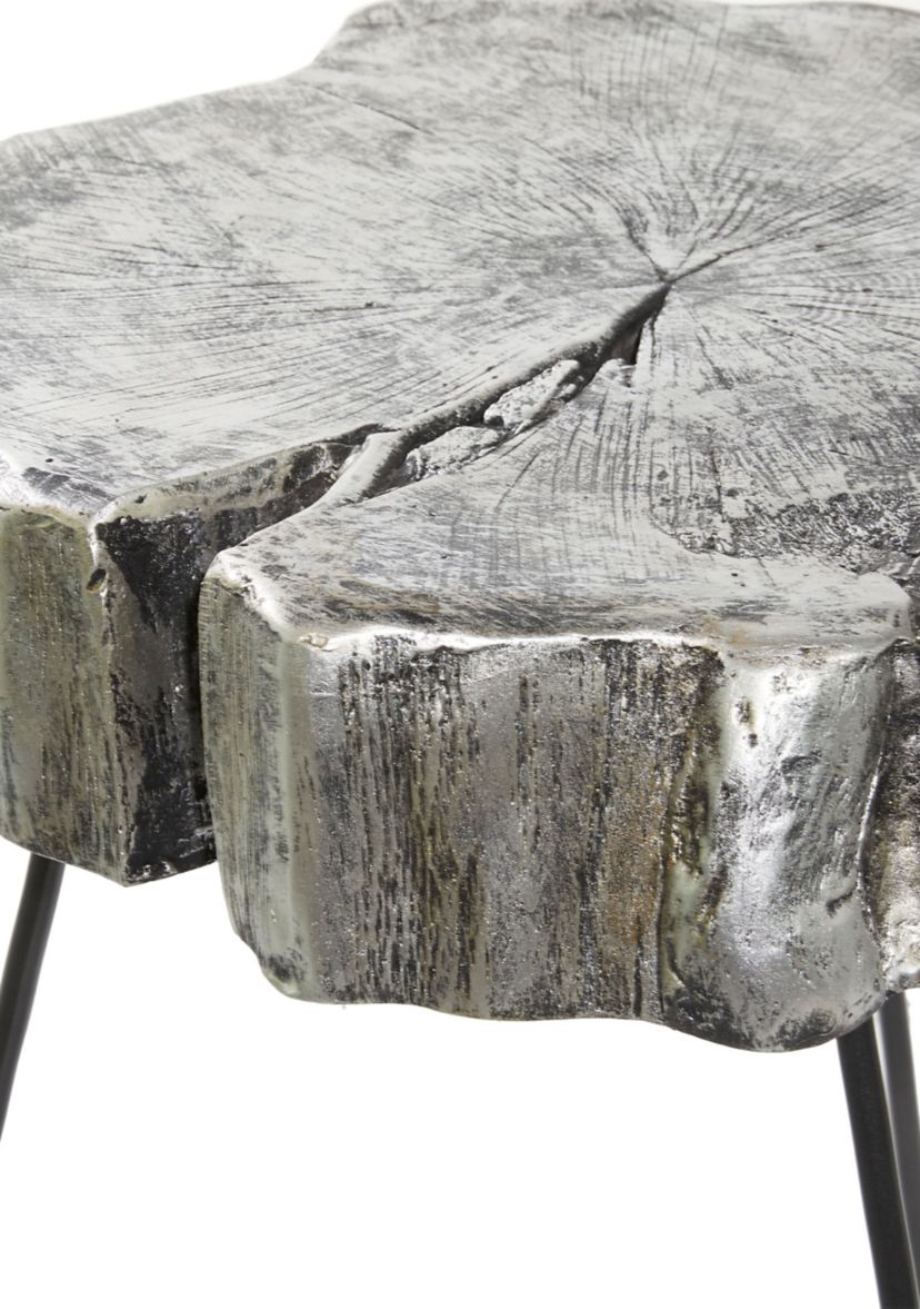 Modern Polystone Accent Table