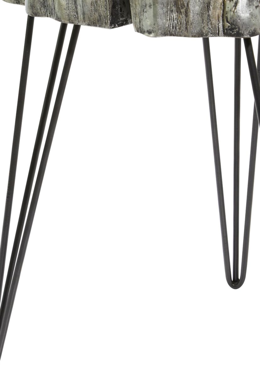 Modern Polystone Accent Table