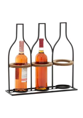 Farmhouse Metal Wine Holder