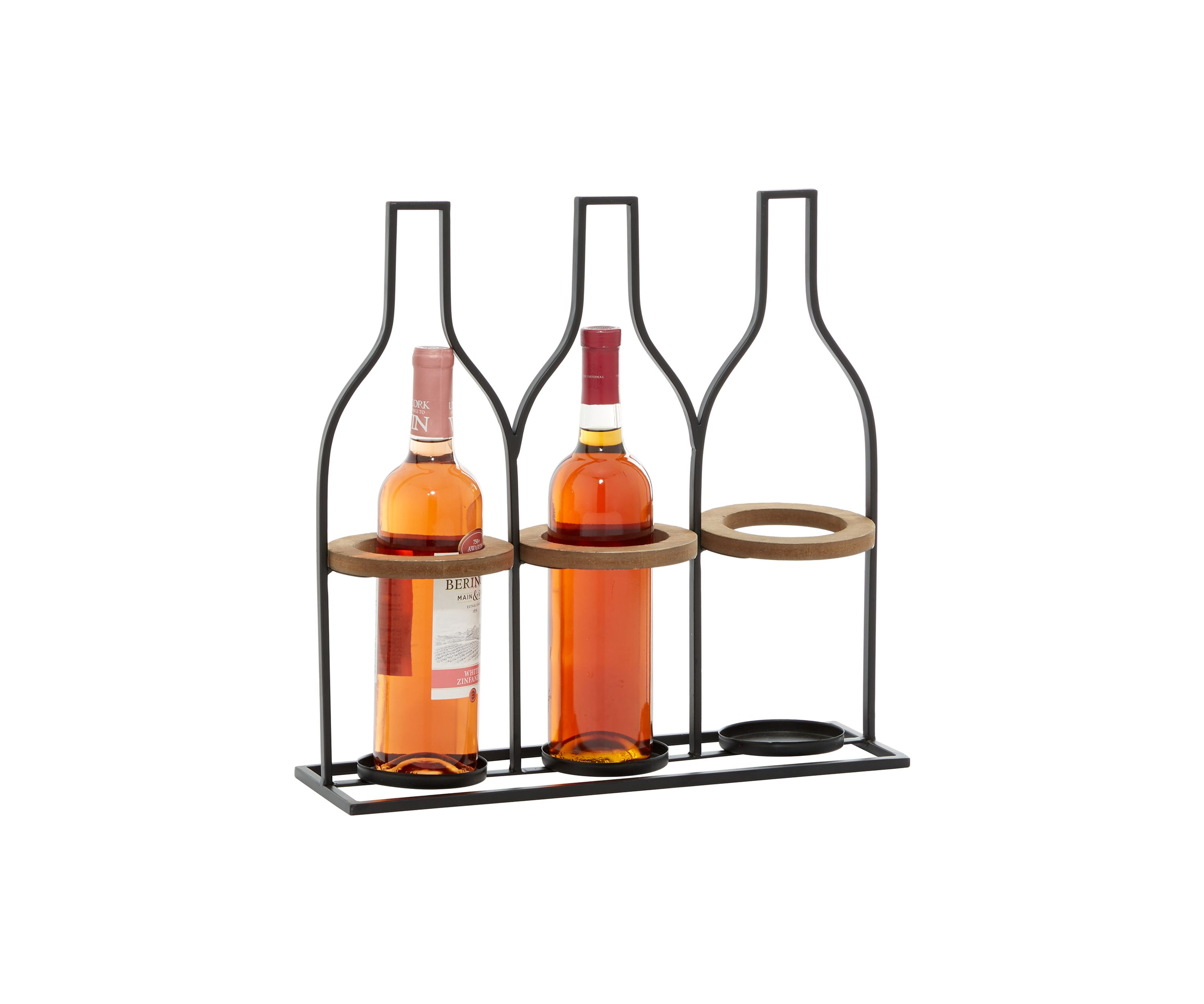 Farmhouse Metal Wine Holder