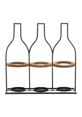 Farmhouse Metal Wine Holder