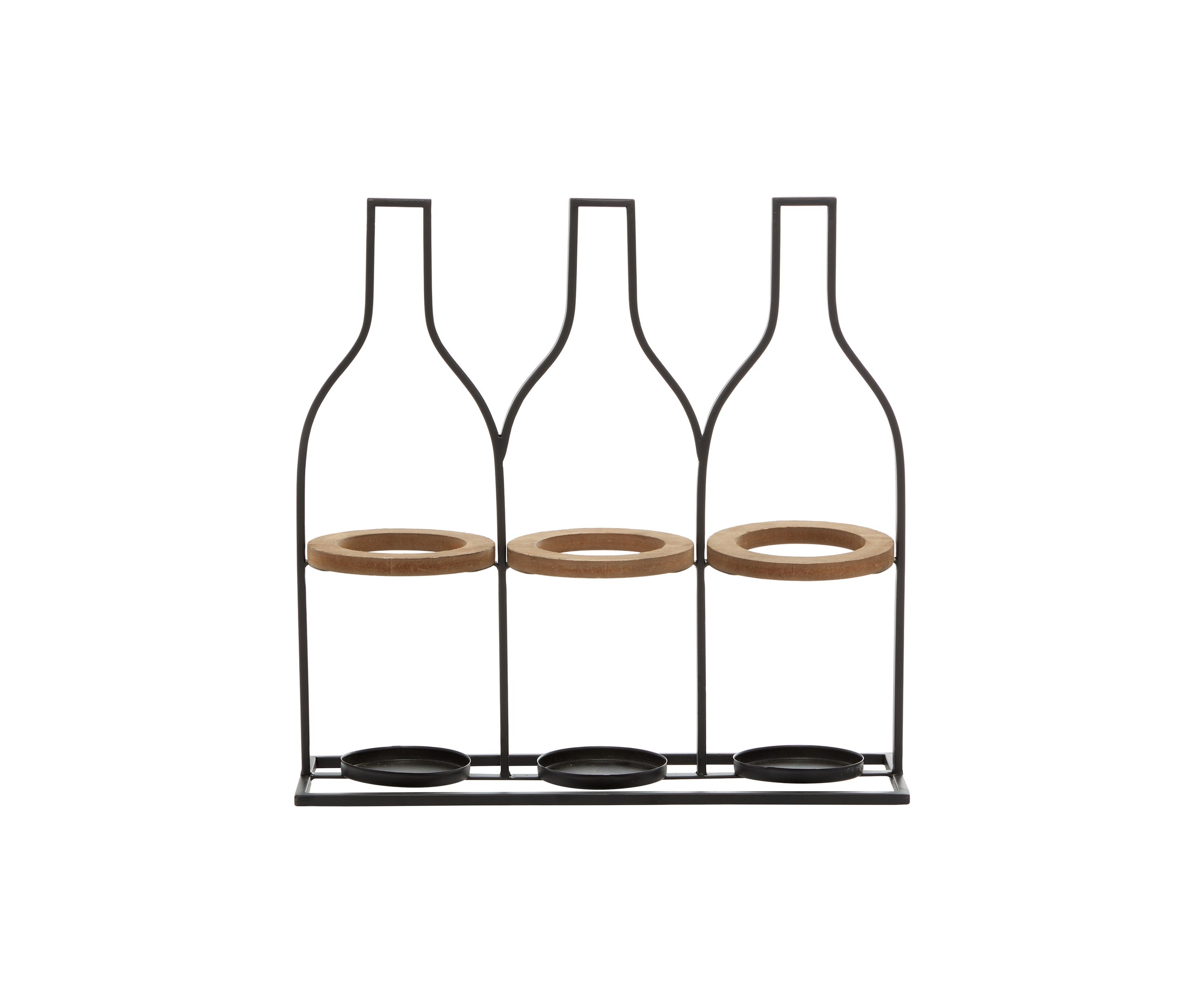 Farmhouse Metal Wine Holder